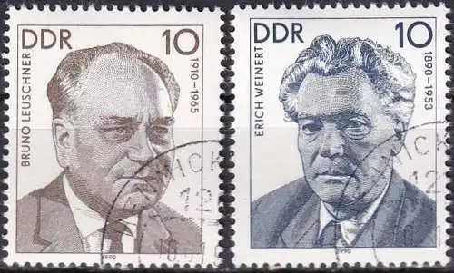 DDR 1990 Mi-Nr. 3300/01 o used - aus Abo