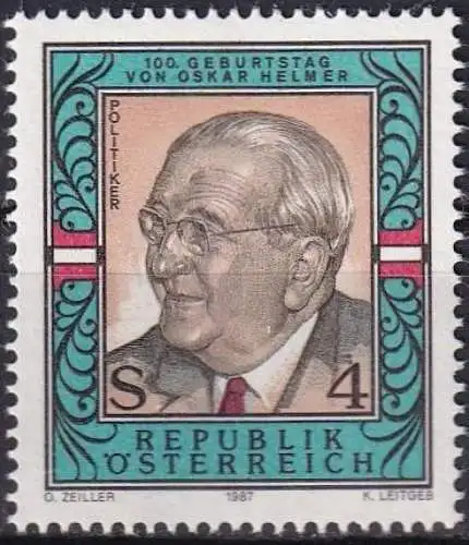 ÖSTERREICH 1987 Mi-Nr. 1906 ** MNH