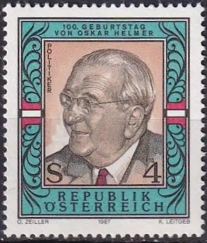 ÖSTERREICH 1987 Mi-Nr. 1906 ** MNH