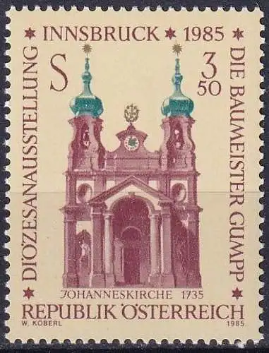 ÖSTERREICH 1985 Mi-Nr. 1815 ** MNH