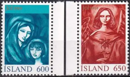 ISLAND 1984 Mi-Nr. 624/25 ** MNH