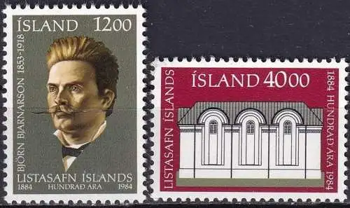 ISLAND 1984 Mi-Nr. 622/23 ** MNH