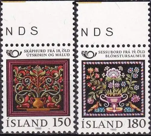 ISLAND 1980 Mi-Nr. 556/57 ** MNH