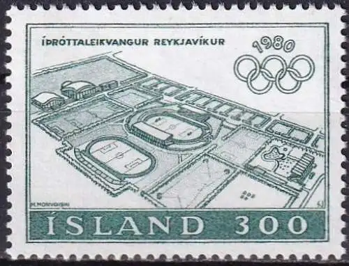 ISLAND 1980 Mi-Nr. 555 ** MNH