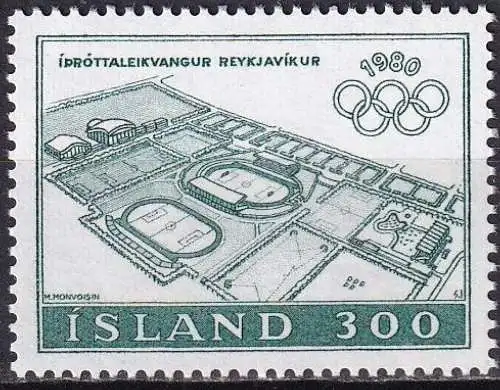 ISLAND 1980 Mi-Nr. 555 ** MNH
