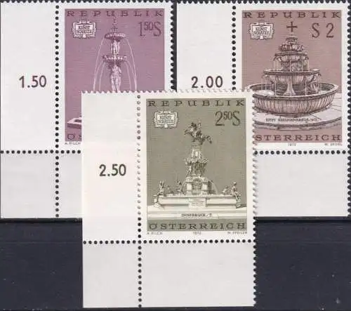 ÖSTERREICH 1972 Mi-Nr. 1382/83 ** MNH