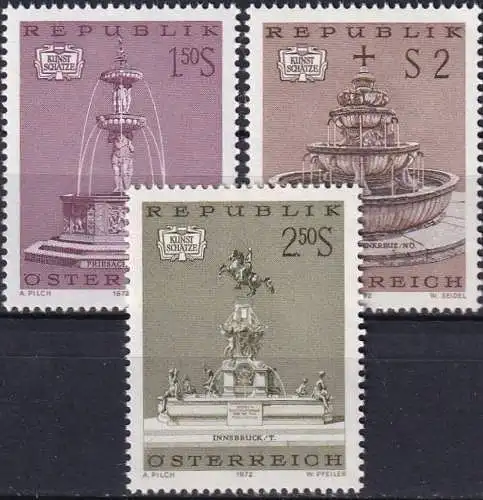 ÖSTERREICH 1972 Mi-Nr. 1382/83 ** MNH