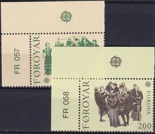 FÄRÖER 1981 Mi-Nr. 63/64 ** MNH - CEPT