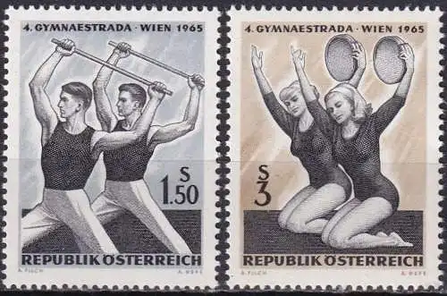 ÖSTERREICH 1965 Mi-Nr. 1190/91 ** MNH