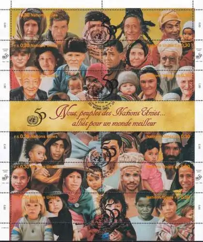 UNO GENF 1995 Mi-Nr. 273/84 o used - aus Abo