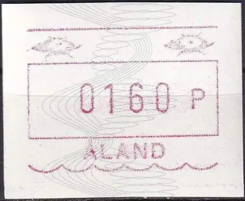 ALAND 1990 Mi-Nr. ATM 4 Automatenmarke ** MNH