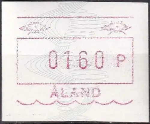 ALAND 1990 Mi-Nr. ATM 4 Automatenmarke ** MNH