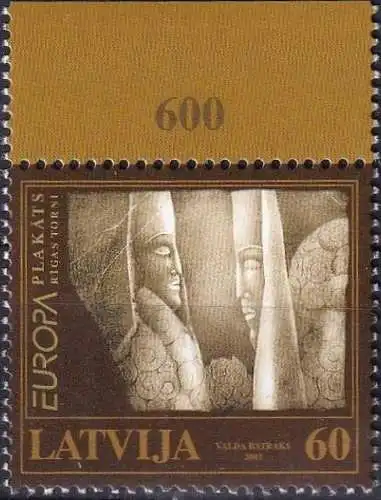 LETTLAND 2003 Mi-Nr. 590 ** MNH