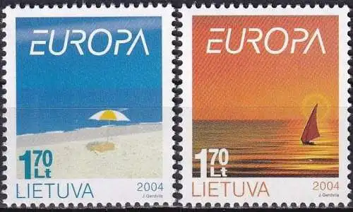 LITAUEN 2004 Mi-Nr. 842/43 ** MNH