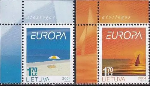 LITAUEN 2004 Mi-Nr. 842/43 ** MNH