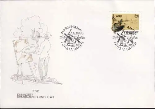 ALAND 1986 Mi-Nr. 19 FDC