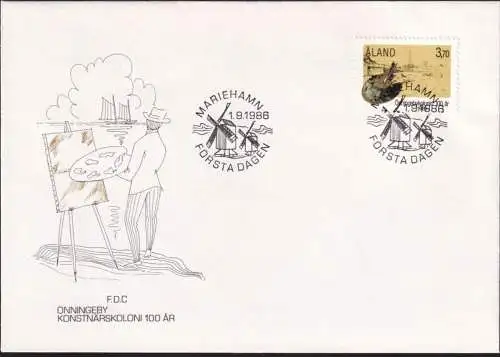 ALAND 1986 Mi-Nr. 19 FDC