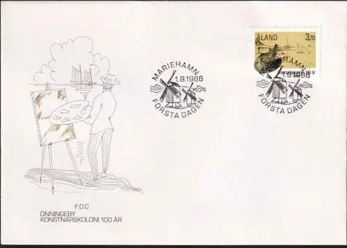 ALAND 1986 Mi-Nr. 19  FDC