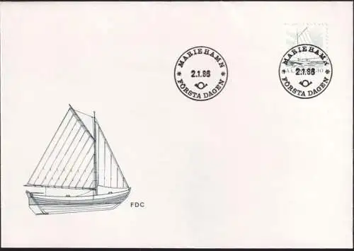 ALAND 1986 Mi-Nr. 14  FDC