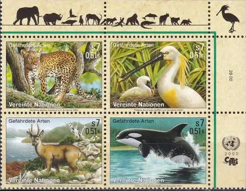 UNO WIEN 2000 Mi-Nr. 303/06 ** MNH