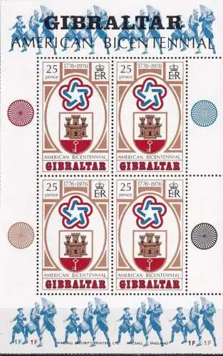 GIBRALTAR 1976 Mi-Nr. Block 2 ** MNH