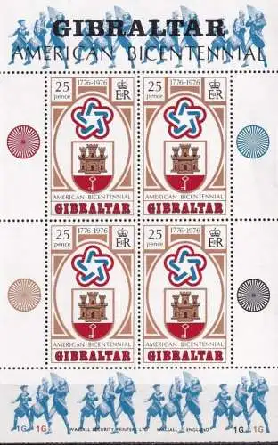 GIBRALTAR 1976 Mi-Nr. Block 2 ** MNH