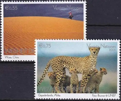 UNO WIEN 2005 Mi-Nr. 439/40 ** MNH