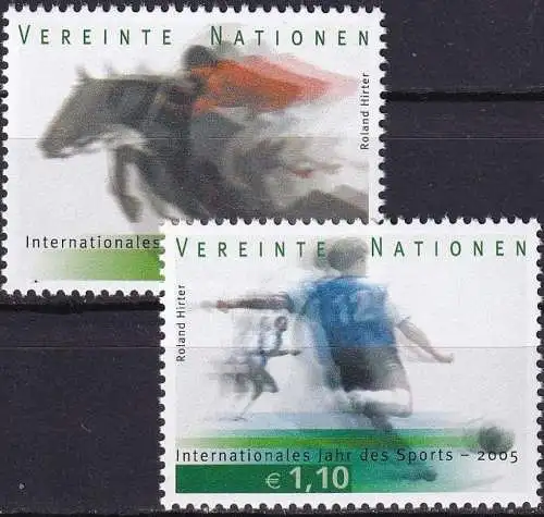 UNO WIEN 2005 Mi-Nr. 441/42 ** MNH