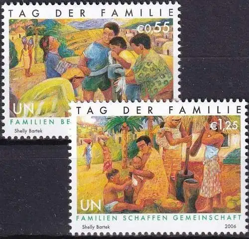 UNO WIEN 2006 Mi-Nr. 465/66 ** MNH