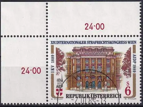 ÖSTERREICH 1989 Mi-Nr. 1971 Eckrand o used - aus Abo