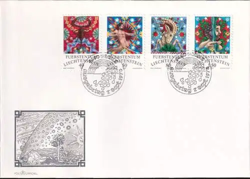 LIECHTENSTEIN 1978 Mi-Nr. 713/16 FDC