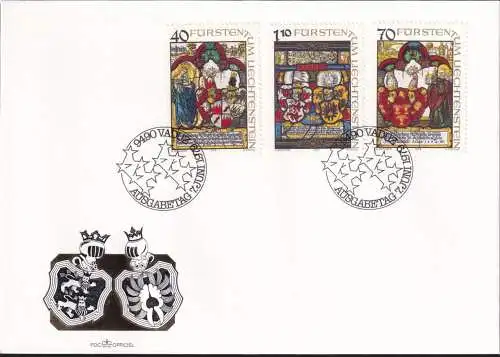 LIECHTENSTEIN 1979 Mi-Nr. 731/33 FDC