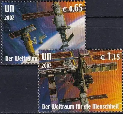 UNO WIEN 2007 Mi-Nr. 518/19 ** MNH