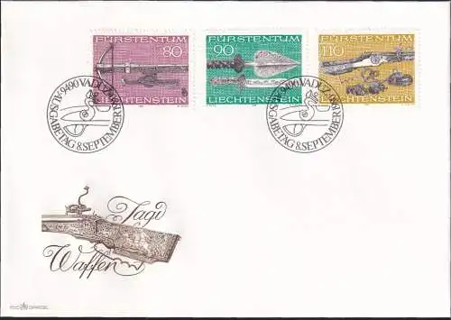 LIECHTENSTEIN 1980 Mi-Nr. 751/53 FDC