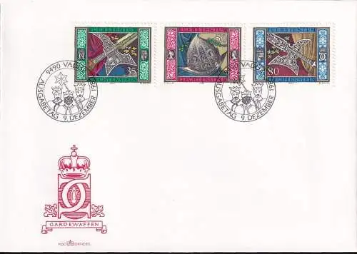 LIECHTENSTEIN 1985 Mi-Nr. 890/92 FDC