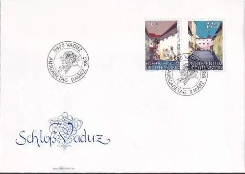 LIECHTENSTEIN 1987 Mi-Nr. 919/20 FDC
