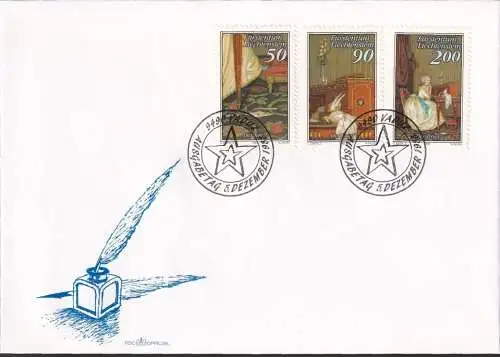 LIECHTENSTEIN 1988 Mi-Nr. 957/59 FDC