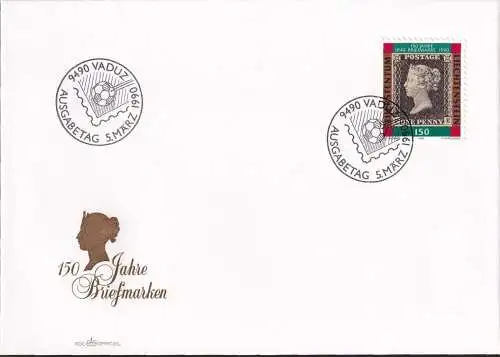 LIECHTENSTEIN 1990 Mi-Nr. 986 FDC