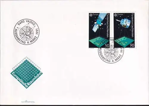 LIECHTENSTEIN 1991 Mi-Nr. 1011/12 FDC
