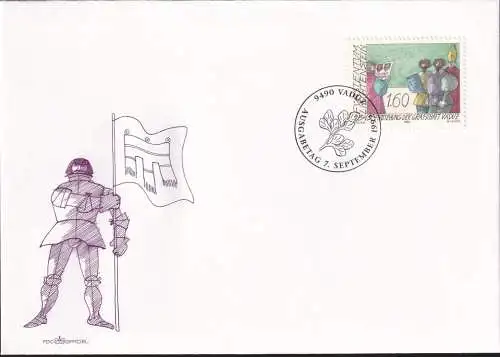 LIECHTENSTEIN 1992 Mi-Nr. 1049 FDC