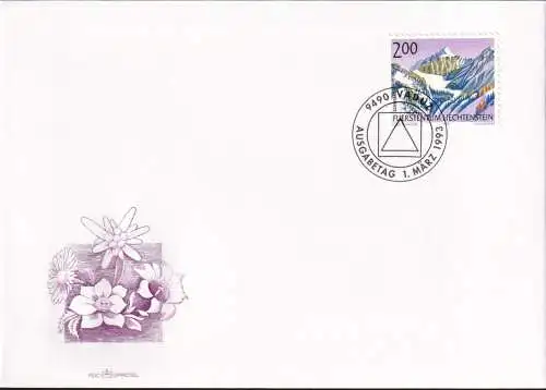 LIECHTENSTEIN 1993 Mi-Nr. 1059 FDC