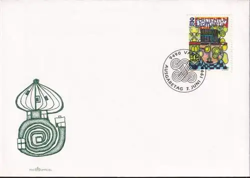 LIECHTENSTEIN 1993 Mi-Nr. 1060 FDC