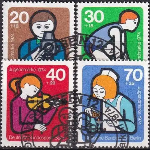 BERLIN 1974 Mi-Nr. 468/71 o used