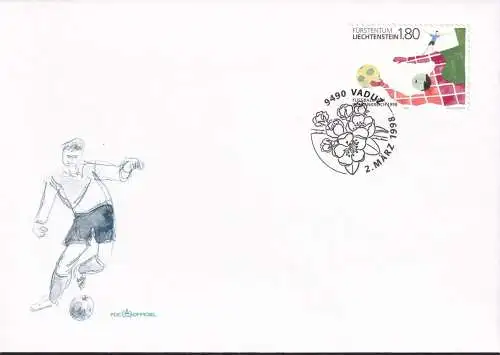 LIECHTENSTEIN 1998 Mi-Nr. 1172 FDC