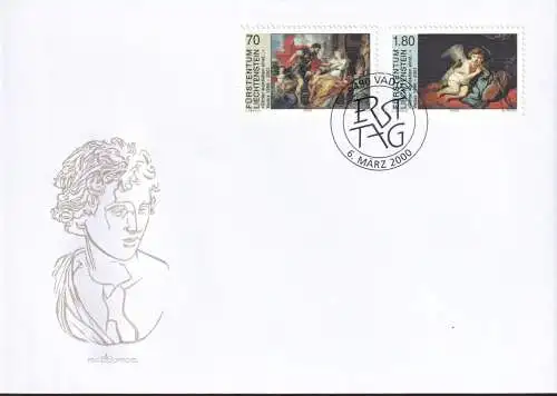 LIECHTENSTEIN 2000 Mi-Nr. 1227/28 FDC