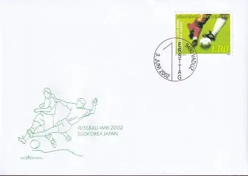 LIECHTENSTEIN 2002 Mi-Nr. 1296 FDC
