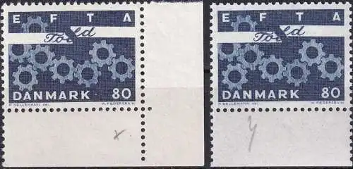 DÄNEMARK 1967 Mi-Nr. 450 xy ** MNH