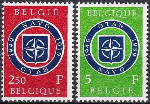 BELGIEN 1959 Mi-Nr. 1147/48 ** MNH