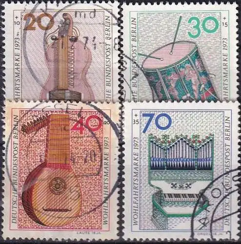 BERLIN 1973 Mi-Nr. 459/62 o used