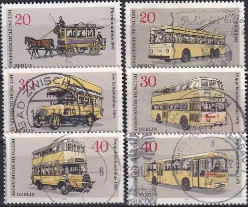 BERLIN 1973 Mi-Nr. 446/51 o used